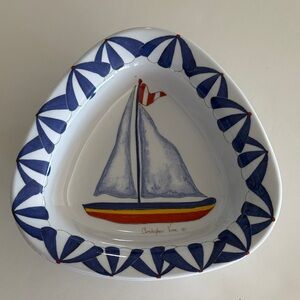 Christopher Vine Set of 6 Sailboat Bowls